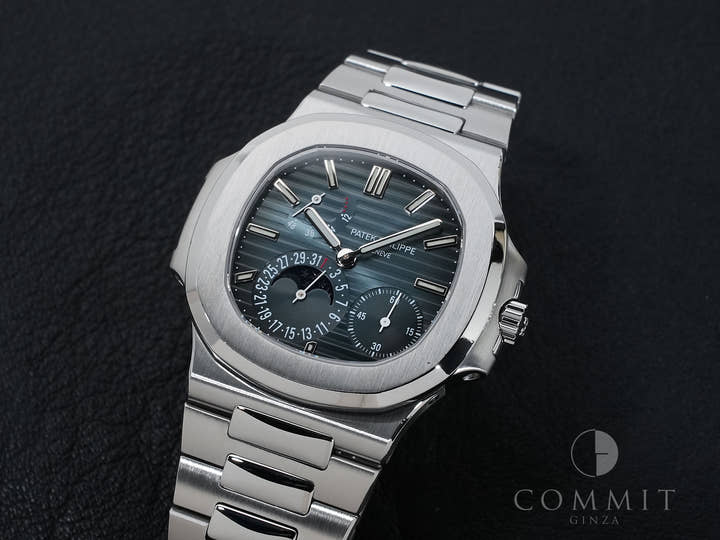 パテックフィリップ ノーチラス プチコンプリケーション Ref.5712/1A-001 ステンレススチール ブルー文字盤