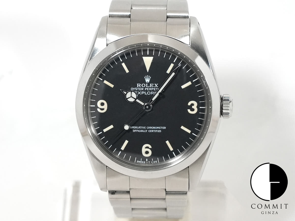 ロレックス エクスプローラーI Ref.1016 ステンレススチール ブラック文字盤 中古 g5mng2fu