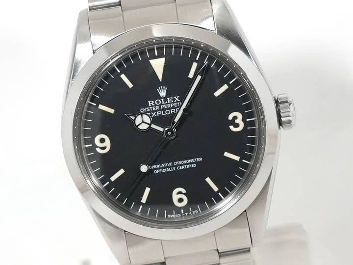 ロレックス エクスプローラーI Ref.1016 ステンレススチール ブラック文字盤 中古 g5mng2fu