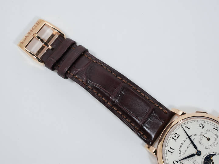 A.ランゲ&ゾーネ 1815 アニュアルカレンダー Ref.238.032 ピンクゴールド シルバー文字盤 中古 5bj8x85h