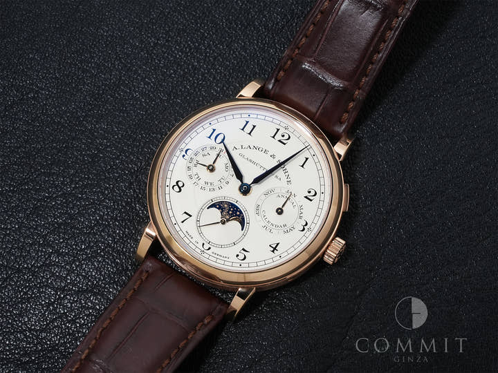 A.ランゲ&ゾーネ 1815 アニュアルカレンダー Ref.238.032 ピンクゴールド シルバー文字盤 中古 5bj8x85h