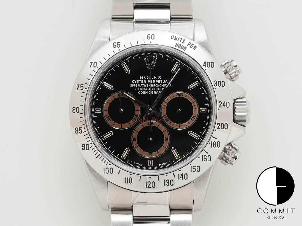 ロレックス デイトナ エルプリメロ Ref.16520 ステンレススチール ブラック文字盤