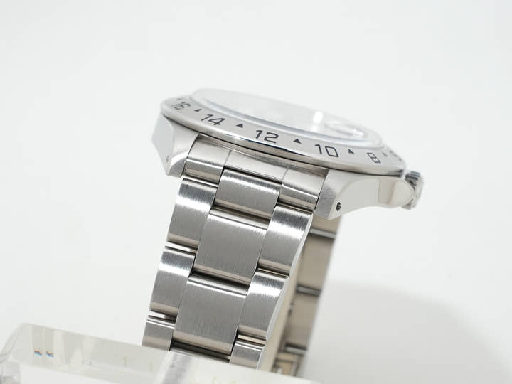 ロレックス エクスプローラーII Ref.16570 ステンレススチール ホワイト文字盤