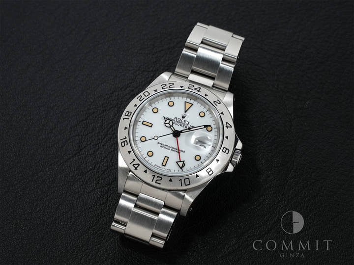 ロレックス エクスプローラーII Ref.16570 ステンレススチール ホワイト文字盤