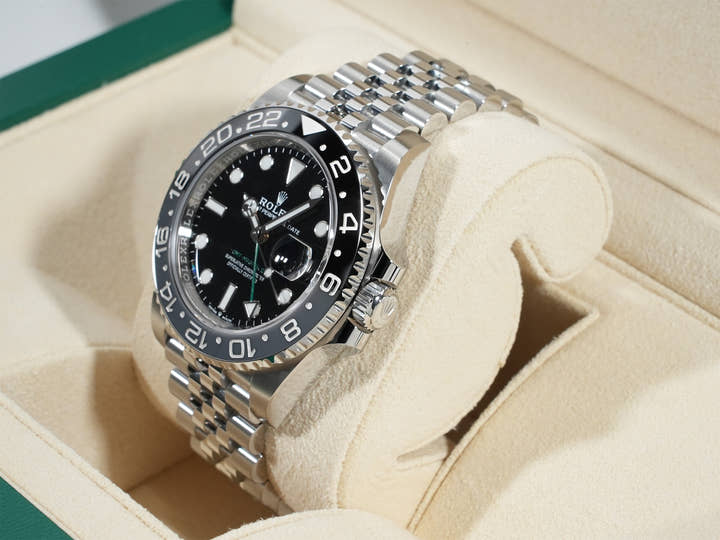 ロレックス GMTマスターII Ref.126710GRNR ステンレススチール ブラック文字盤 ジュビリーブレスレット