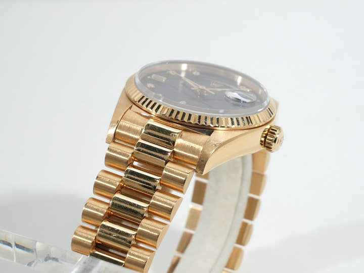 ロレックス デイデイト36 Ref.18038A イエローゴールド ブルー文字盤