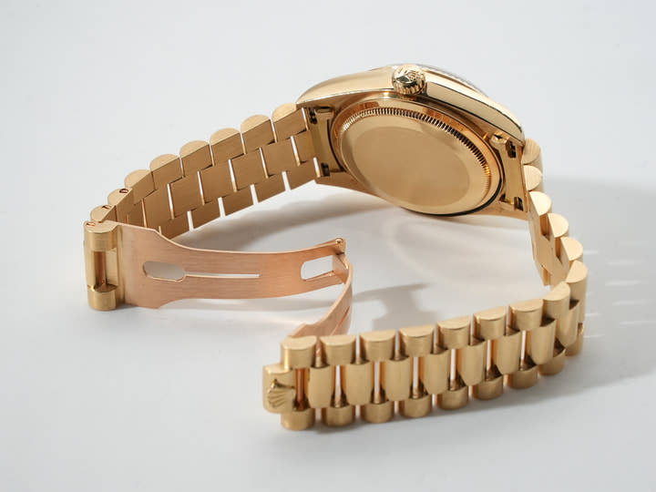 ロレックス デイデイト36 Ref.18038A イエローゴールド ブルー文字盤