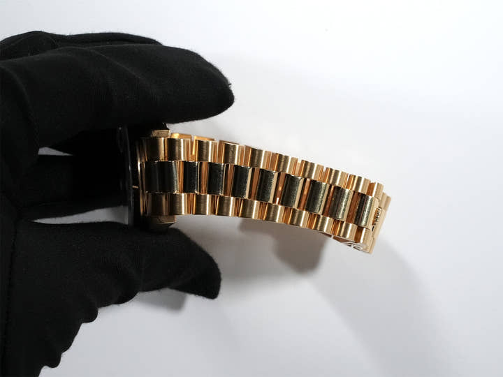 ロレックス デイデイト36 Ref.18038A イエローゴールド ブルー文字盤