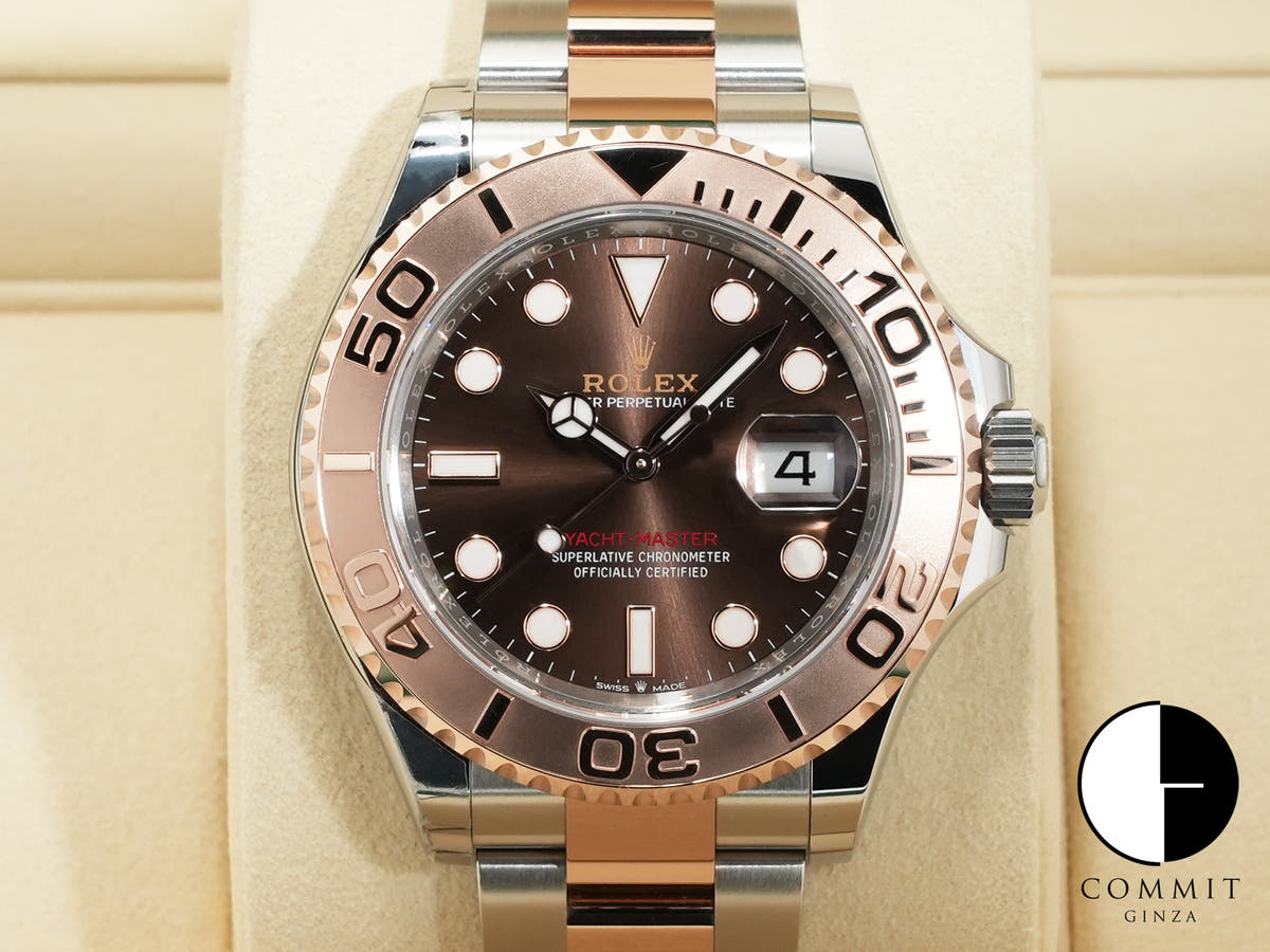 ロレックス ヨットマスター40 Ref.126621 ステンレススチール/エバーローズゴールド チョコレート文字盤