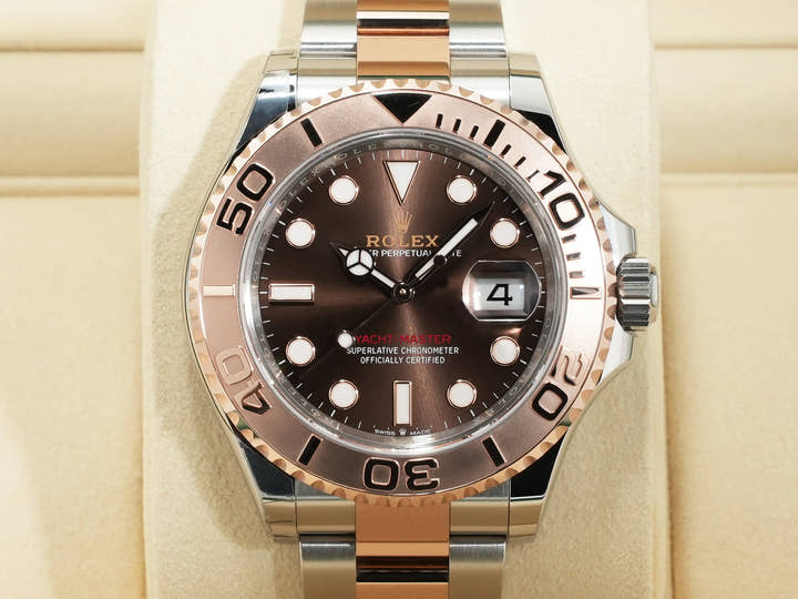ロレックス ヨットマスター40 Ref.126621 ステンレススチール/エバーローズゴールド チョコレート文字盤