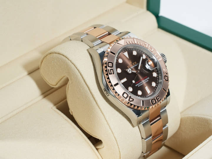 ロレックス ヨットマスター40 Ref.126621 ステンレススチール/エバーローズゴールド チョコレート文字盤
