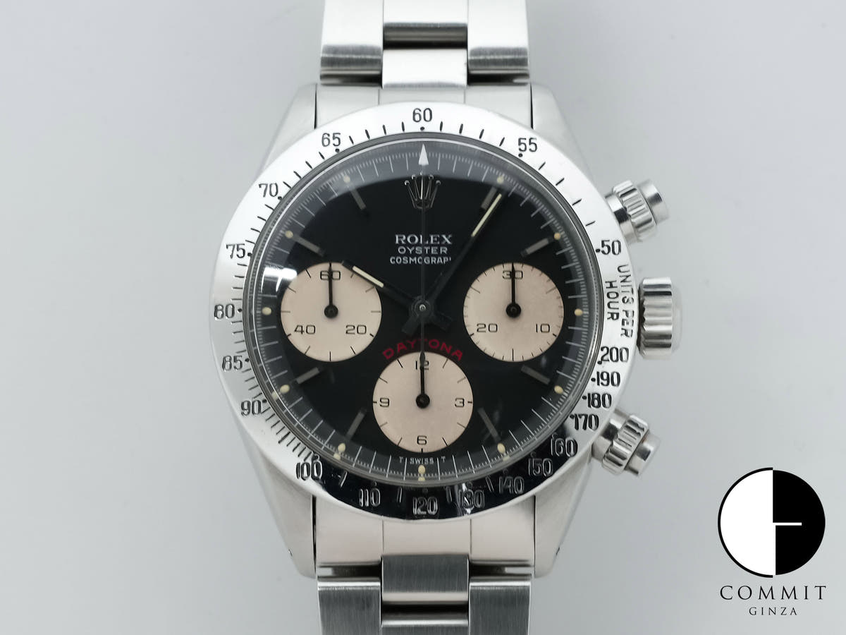 ロレックス デイトナ Ref.6265 ステンレススチール ブラック文字盤