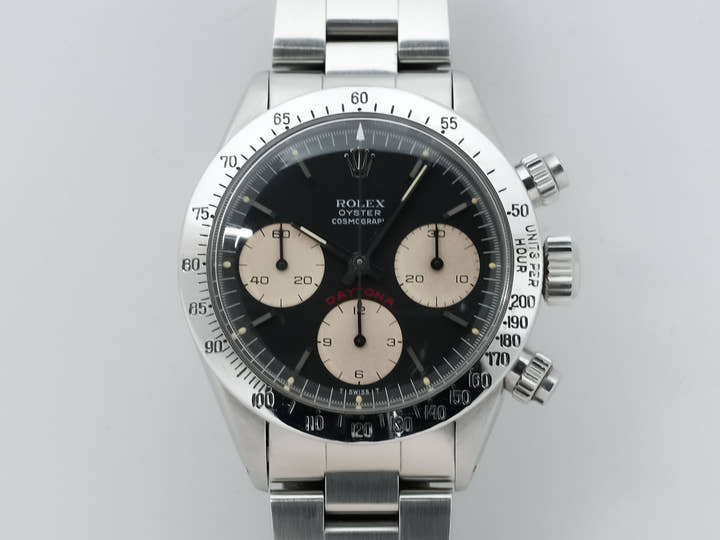 ロレックス デイトナ Ref.6265 ステンレススチール ブラック文字盤