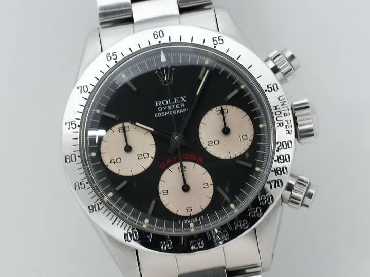 ロレックス デイトナ Ref.6265 ステンレススチール ブラック文字盤