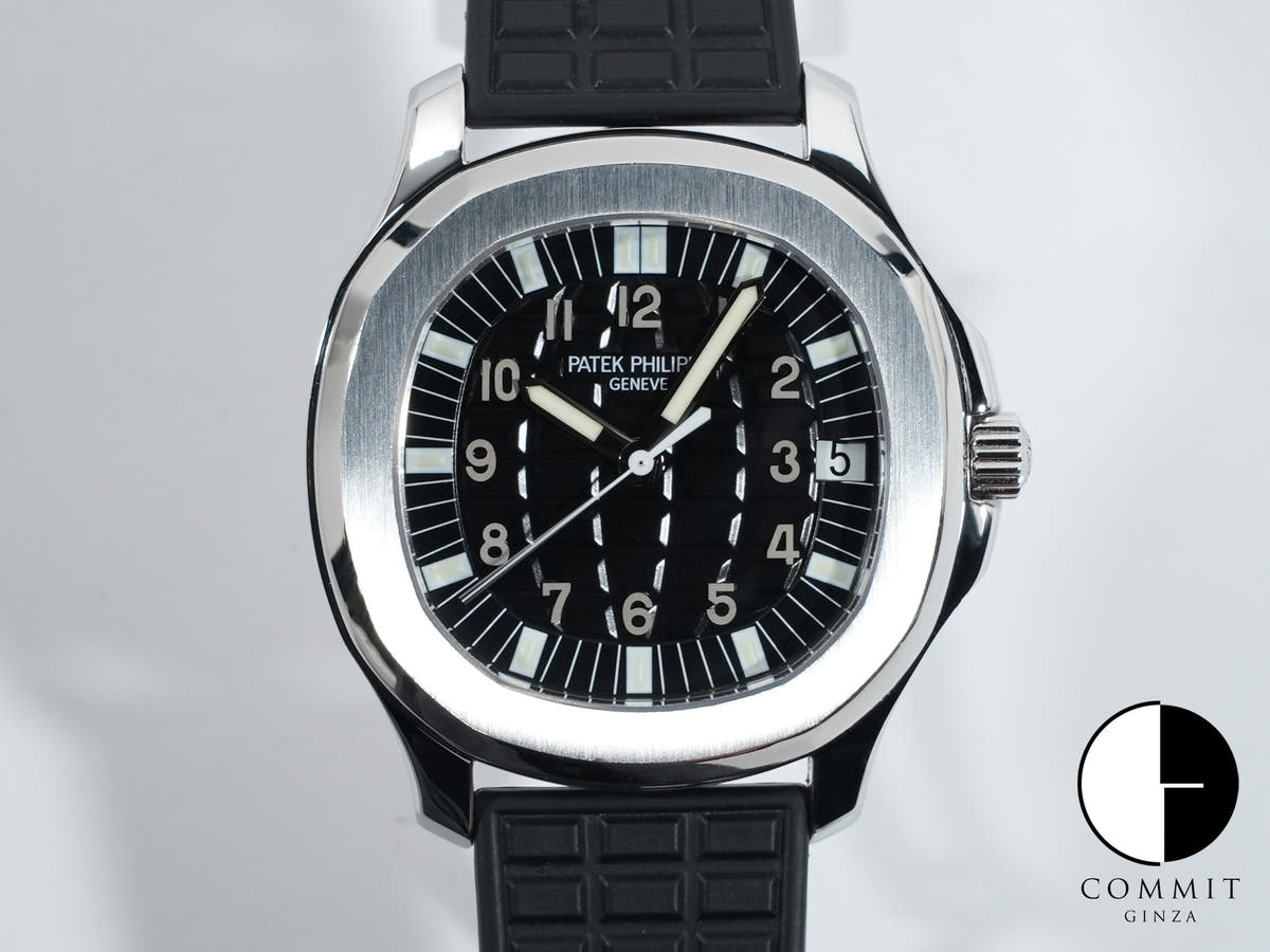 パテックフィリップ アクアノート ラージ Ref.5065A-001 ステンレススチール ブラック文字盤