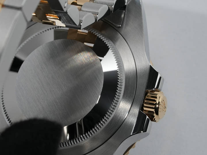 Rolex GMT-Master II Ref. 126713GRNR Stainless Steel/Yellow Gold Black Dial Jubilee Bracelet