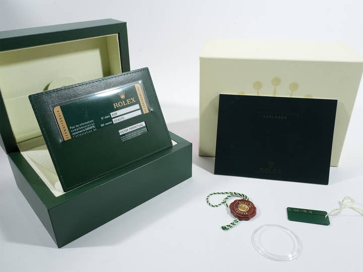 ロレックス エクスプローラーI Ref.214270 ステンレススチール ブラック文字盤