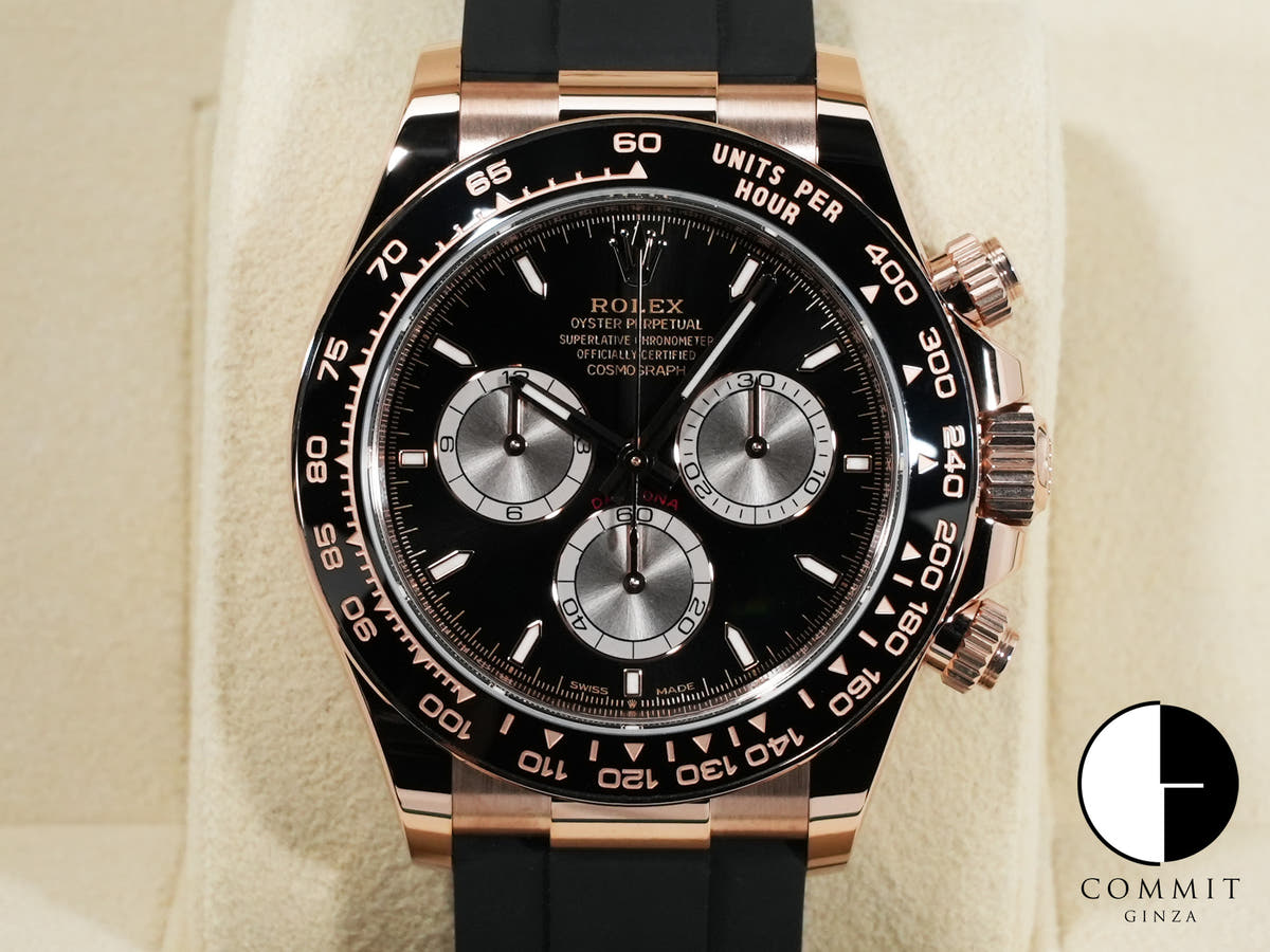 ロレックス デイトナ Ref.126515LN エバーローズゴールド ブライトブラックxサンダスト文字盤