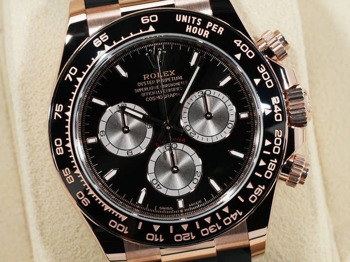 ロレックス デイトナ Ref.126515LN エバーローズゴールド ブライトブラックxサンダスト文字盤