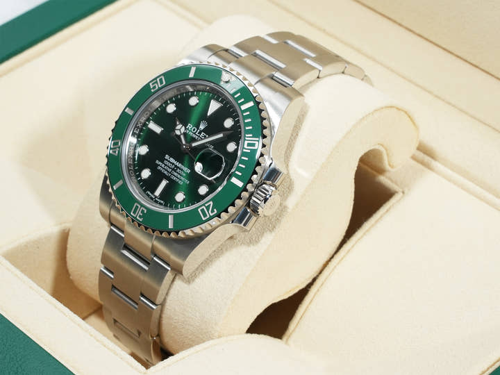ロレックス サブマリーナー デイト Ref.116610LV ステンレススチール グリーン文字盤