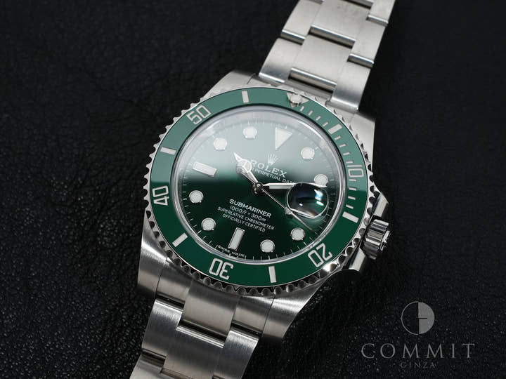 ロレックス サブマリーナー デイト Ref.116610LV ステンレススチール グリーン文字盤