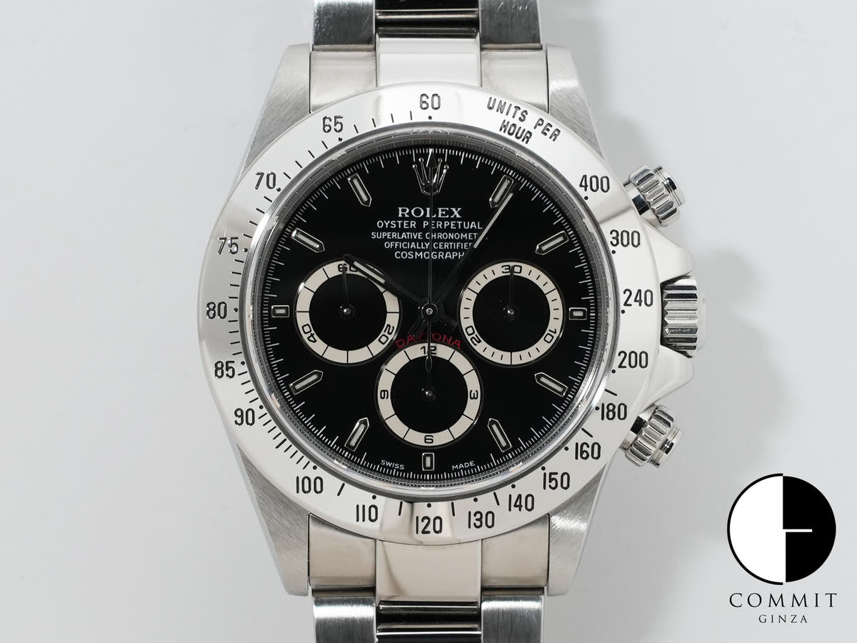 ロレックス デイトナ エルプリメロ Ref.16520 ステンレススチール ブラック文字盤