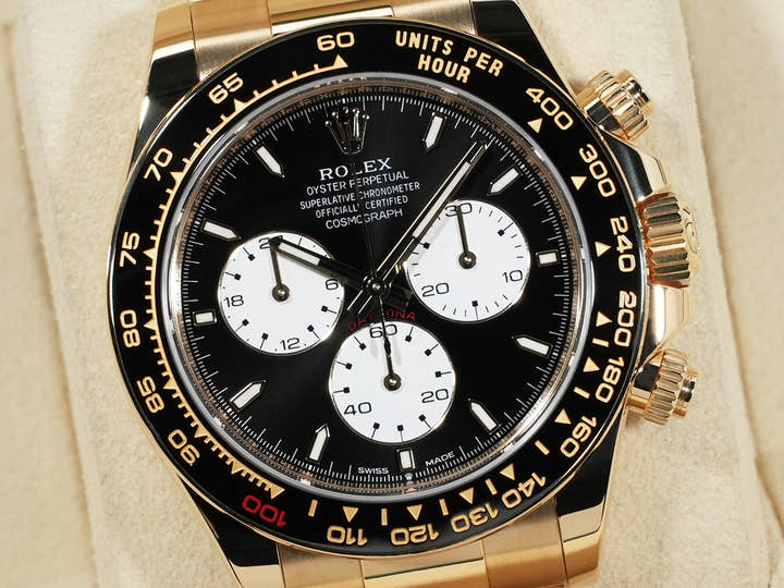 Rolex Daytona Ref. 126528LN Yellow Gold with Bright Black Dial