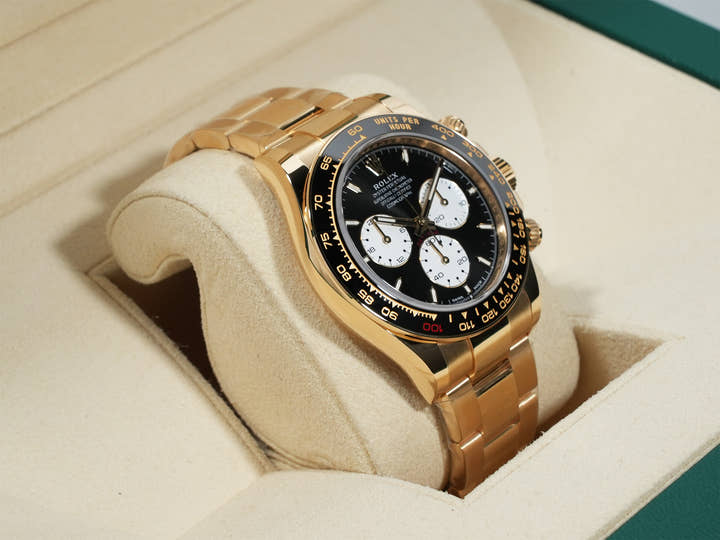 Rolex Daytona Ref. 126528LN Yellow Gold with Bright Black Dial