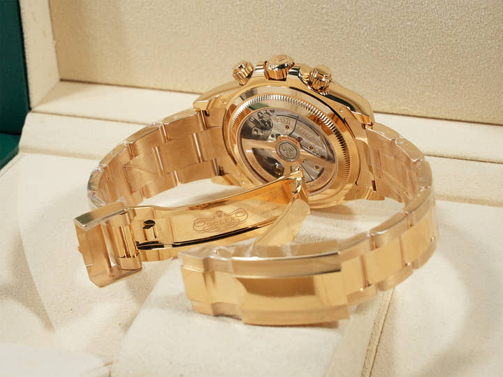 Rolex Daytona Ref. 126528LN Yellow Gold with Bright Black Dial