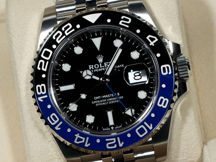 ロレックス GMTマスターII Ref.126710BLNR ステンレススチール ブラック文字盤 ジュビリーブレスレット