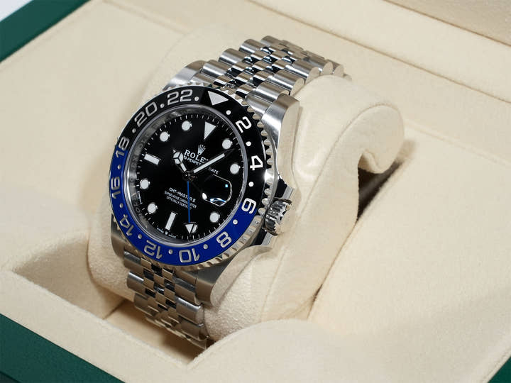 ロレックス GMTマスターII Ref.126710BLNR ステンレススチール ブラック文字盤 ジュビリーブレスレット
