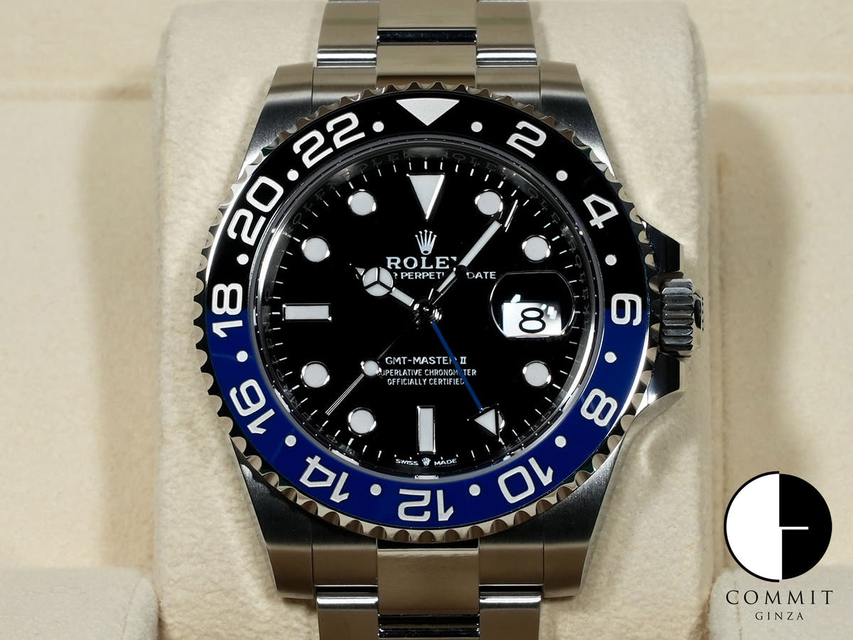 ロレックス GMTマスターII Ref.126710BLNR ステンレススチール ブラック文字盤 オイスターブレスレット