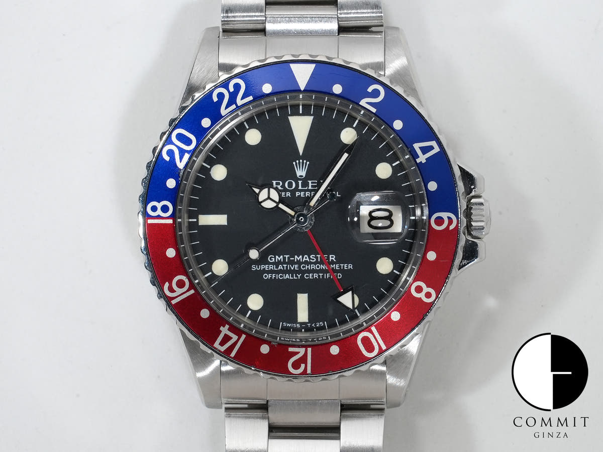 Rolex GMT-Master Ref. 1675 Stainless Steel Black Dial