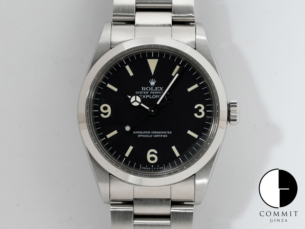 ロレックス エクスプローラーI Ref.1016 ステンレススチール ブラック文字盤 中古 98ck8et8