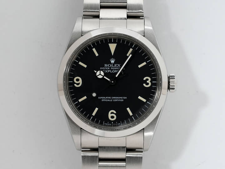 ロレックス エクスプローラーI Ref.1016 ステンレススチール ブラック文字盤 中古 98ck8et8