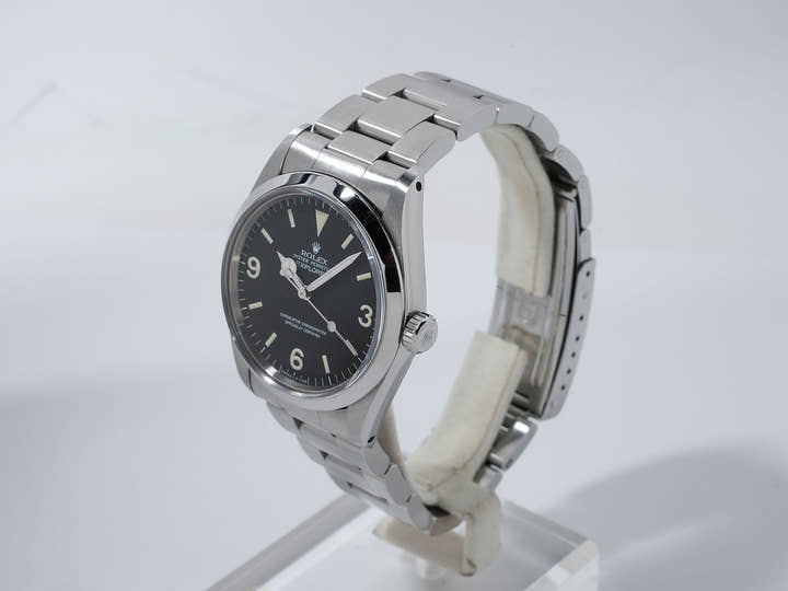 ロレックス エクスプローラーI Ref.1016 ステンレススチール ブラック文字盤 中古 98ck8et8
