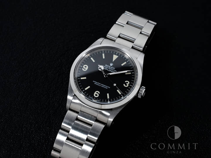 ロレックス エクスプローラーI Ref.1016 ステンレススチール ブラック文字盤 中古 98ck8et8