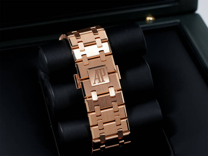 オーデマピゲ ロイヤルオーク Ref.15510OR.OO.D315CR.02 ピンクゴールド ブルー文字盤