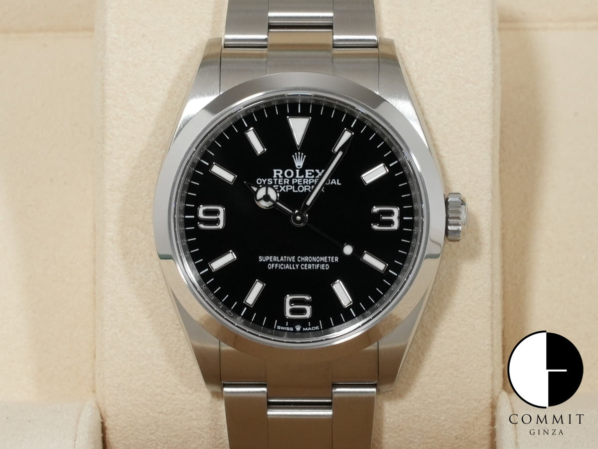 Rolex Explorer 36 Ref. 124270 Stainless Steel Black Dial