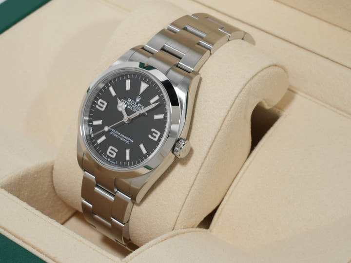 Rolex Explorer 36 Ref. 124270 Stainless Steel Black Dial