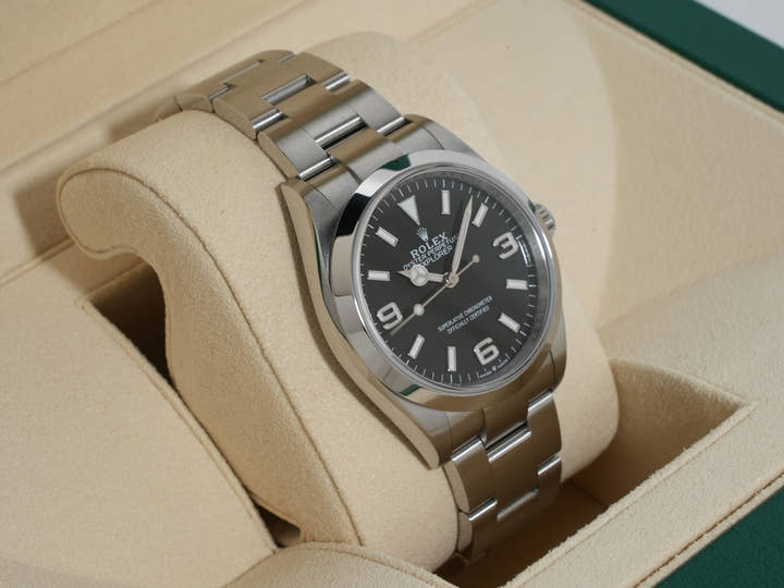 Rolex Explorer 36 Ref. 124270 Stainless Steel Black Dial