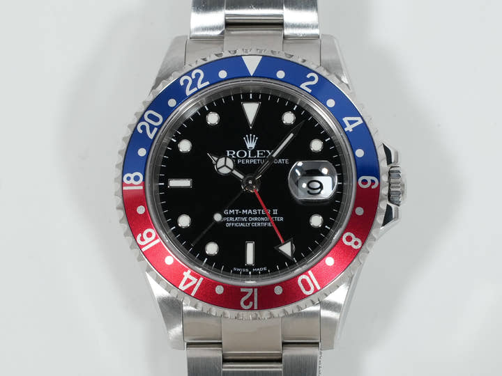 Rolex GMT-Master II Ref. 16710 Stainless Steel Black Dial Oyster Bracelet