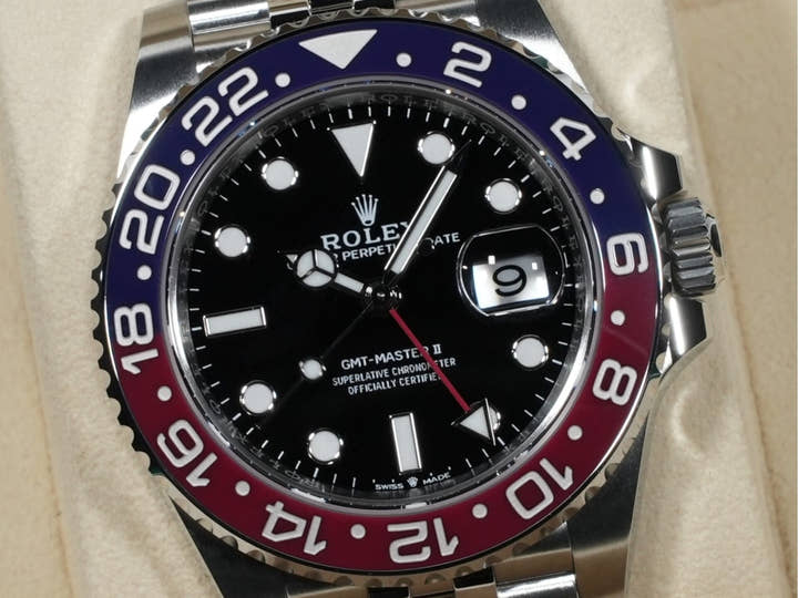 ロレックス GMTマスターII Ref.126710BLRO ステンレススチール ブラック文字盤 ジュビリーブレスレット