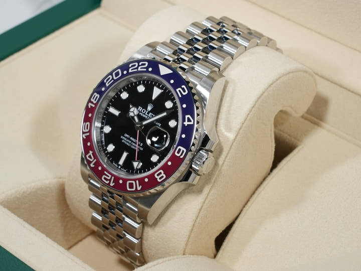 ロレックス GMTマスターII Ref.126710BLRO ステンレススチール ブラック文字盤 ジュビリーブレスレット