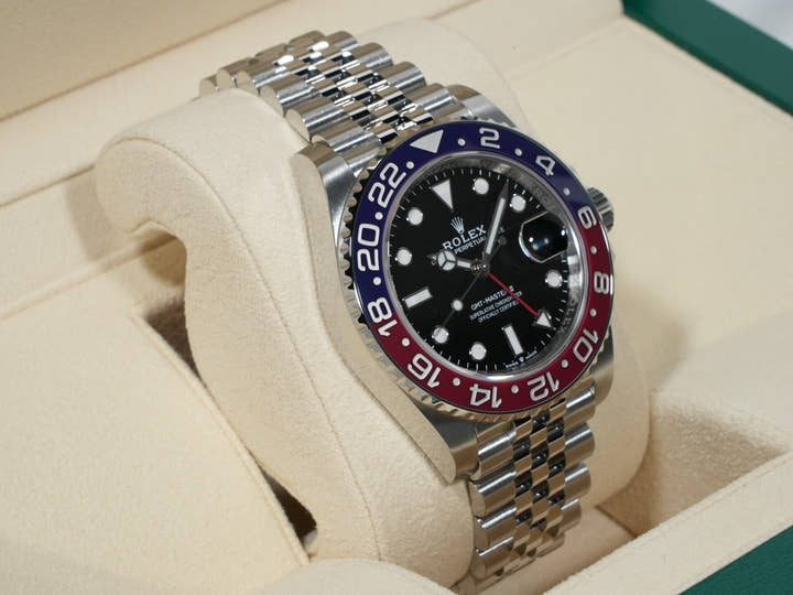 ロレックス GMTマスターII Ref.126710BLRO ステンレススチール ブラック文字盤 ジュビリーブレスレット