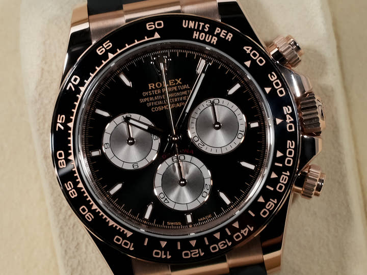 ロレックス デイトナ Ref.126515LN エバーローズゴールド ブライトブラックxサンダスト文字盤