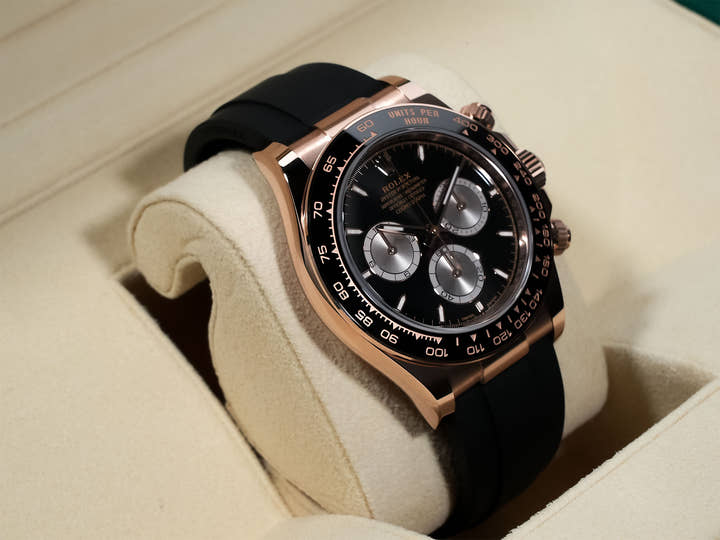 ロレックス デイトナ Ref.126515LN エバーローズゴールド ブライトブラックxサンダスト文字盤