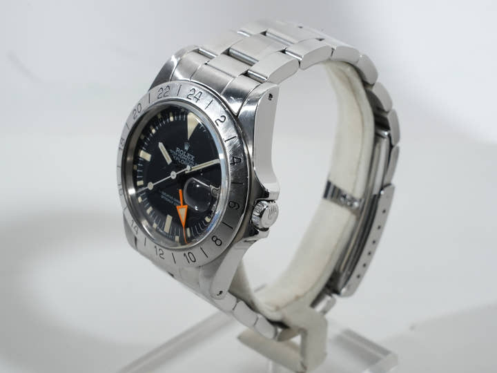ロレックス エクスプローラーII Ref.1655 ステンレススチール ブラック文字盤 オイスターブレスレット 中古 vsqzgvbz