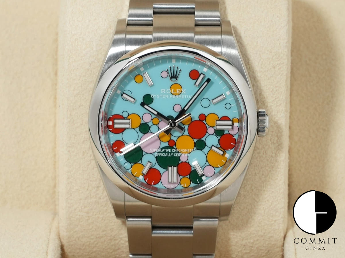 ロレックス オイスターパーペチュアル36 Ref.126000 ステンレススチール セレブレーションモチーフ文字盤