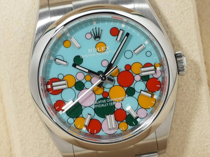 ロレックス オイスターパーペチュアル36 Ref.126000 ステンレススチール セレブレーションモチーフ文字盤